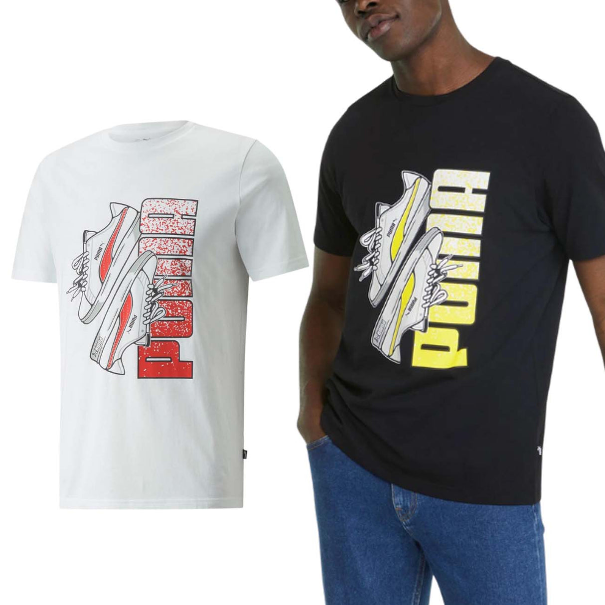 T-SHIRT EN COTON GRAPHIQUE SNEAKER PUMA 848567