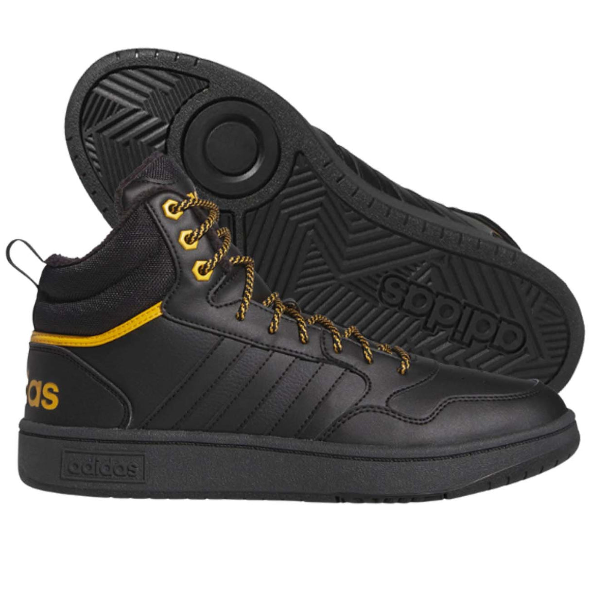 ADIDAS IG7928 HOOPS 3.0 MID WTR BLACK SHOE