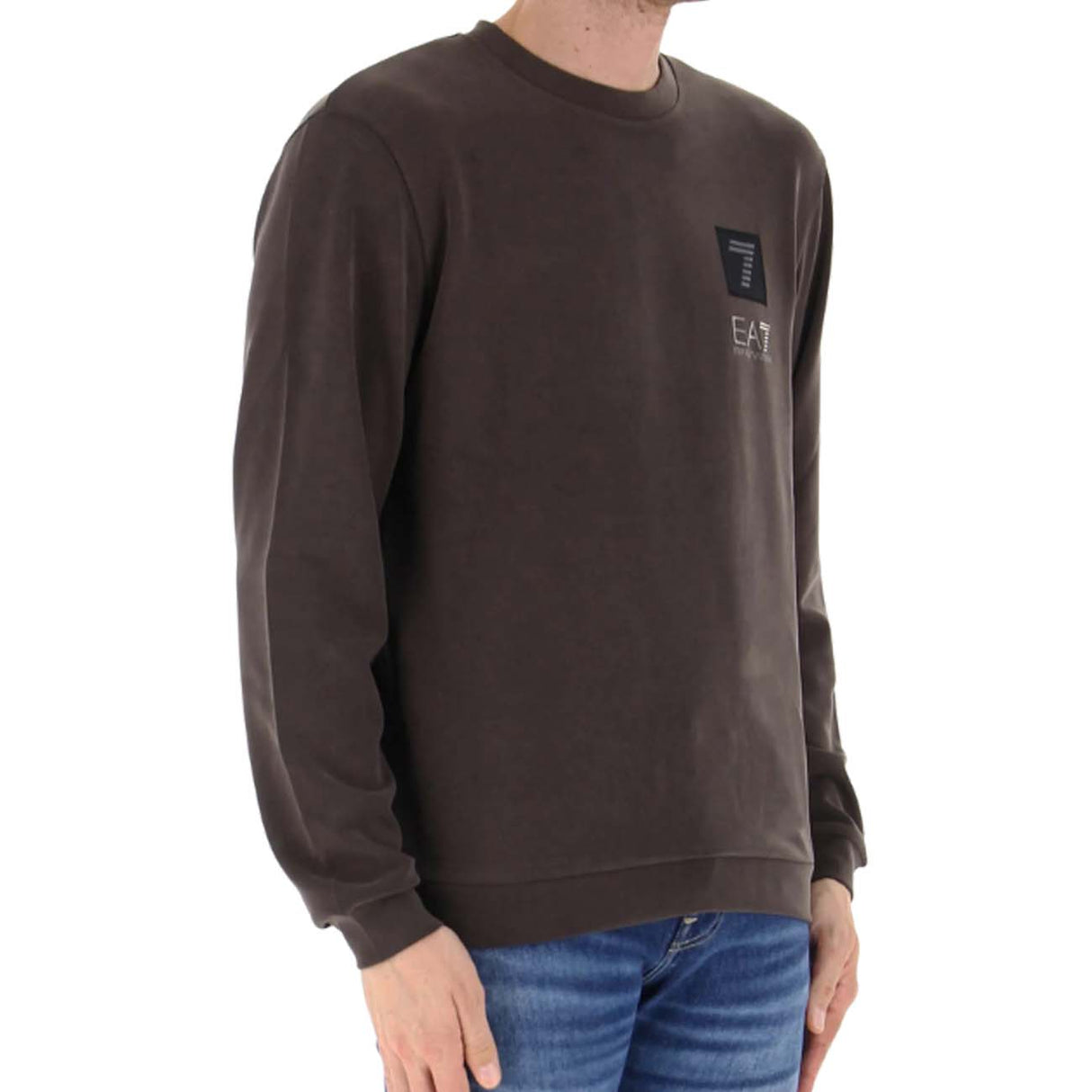 FELPA ARMANI EA7 I23 6RPM26 PJGEZ 1762 GIROCOLLO MARRONE