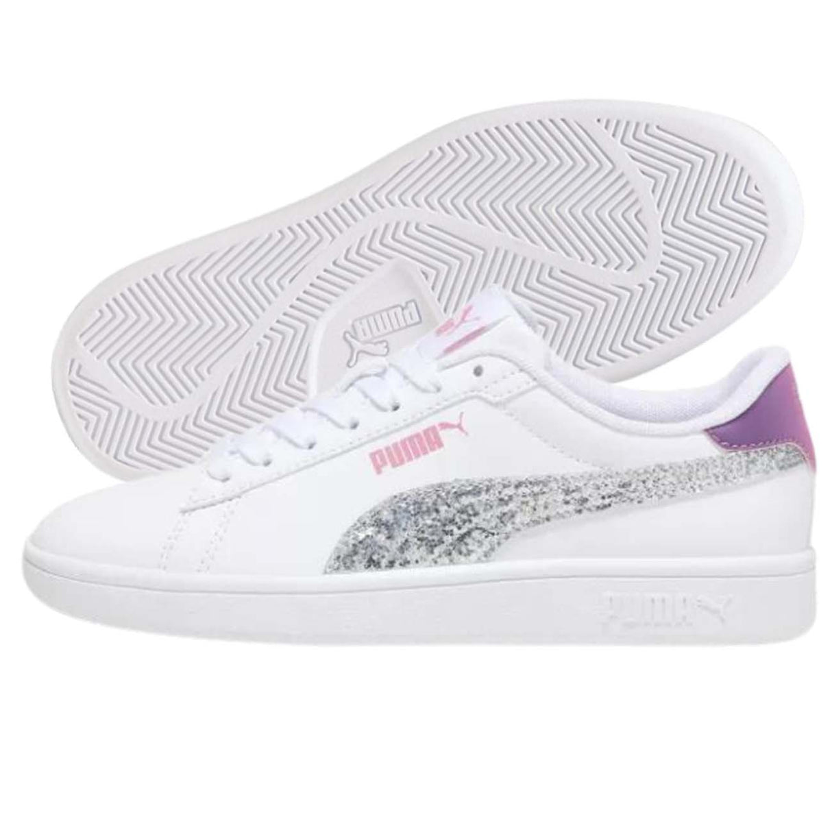 SCARPA DONNA PUMA 392583 01 SMASH 3 0 L STAR GLO BIANCO