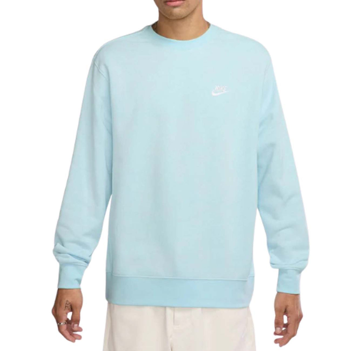 FELPA NIKE BV2662 474 CLUB FLEECE FELPATA CELESTE