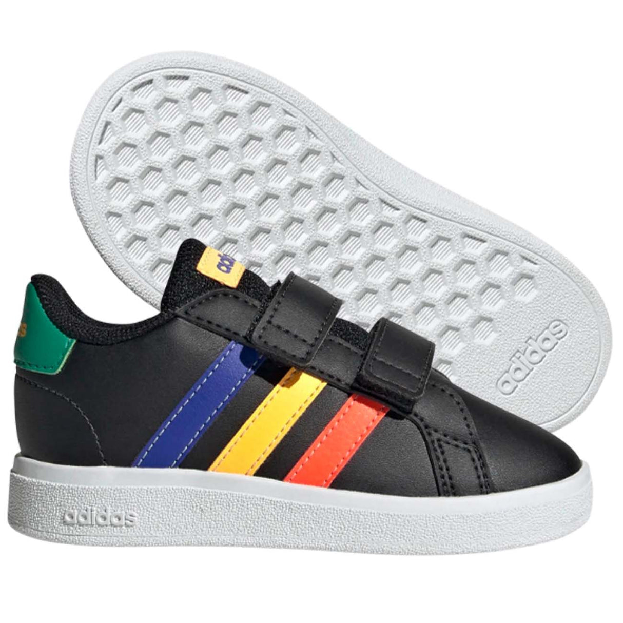 ADIDAS HP8918 GRAND COURT BLACK KIDS SHOES