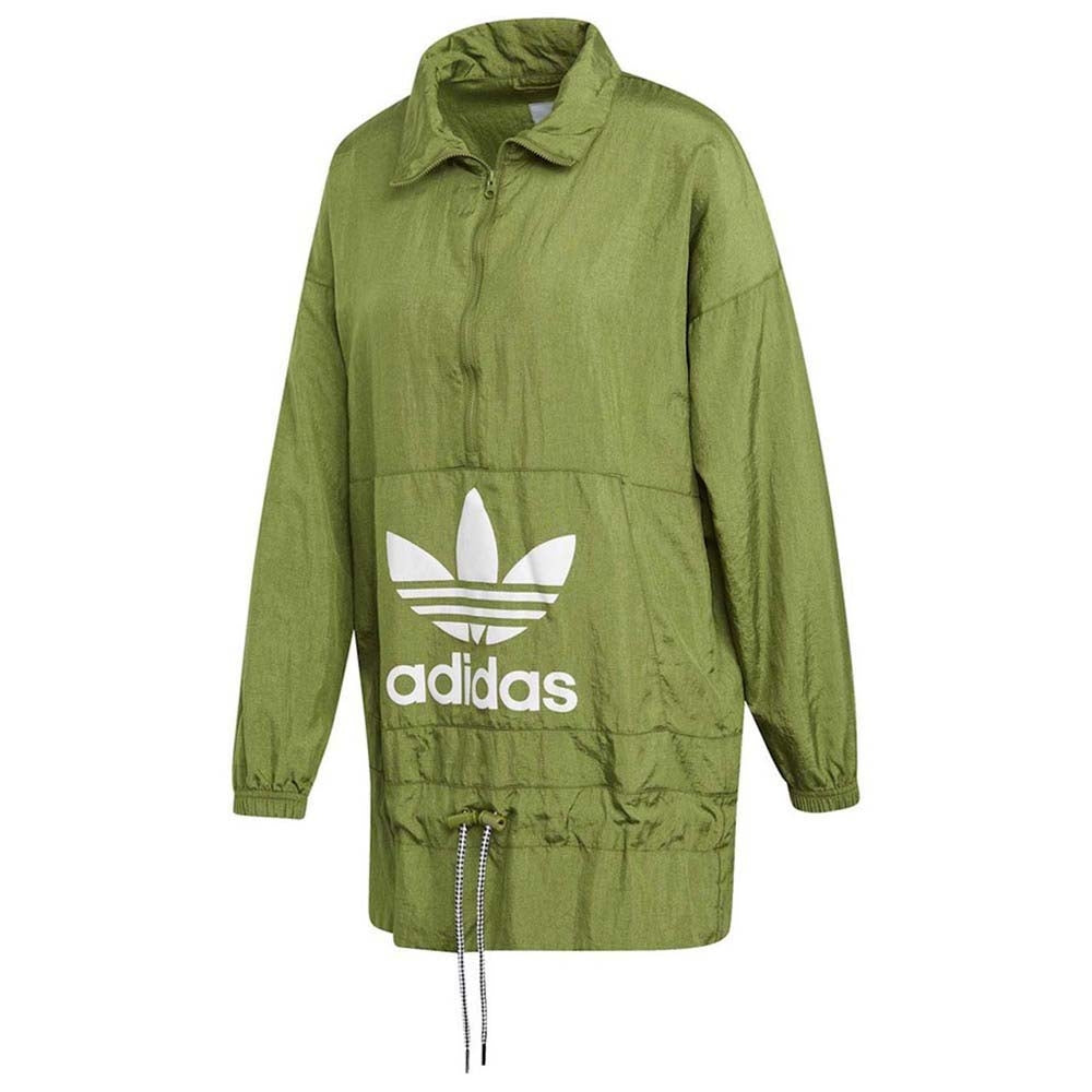 ADIDAS ED759 ORIGINALS WIND JACKET BLACK GREEN RED