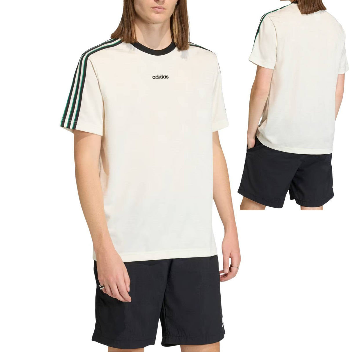 T-SHIRT ADIDAS KE2139 JACQUARD COTONE