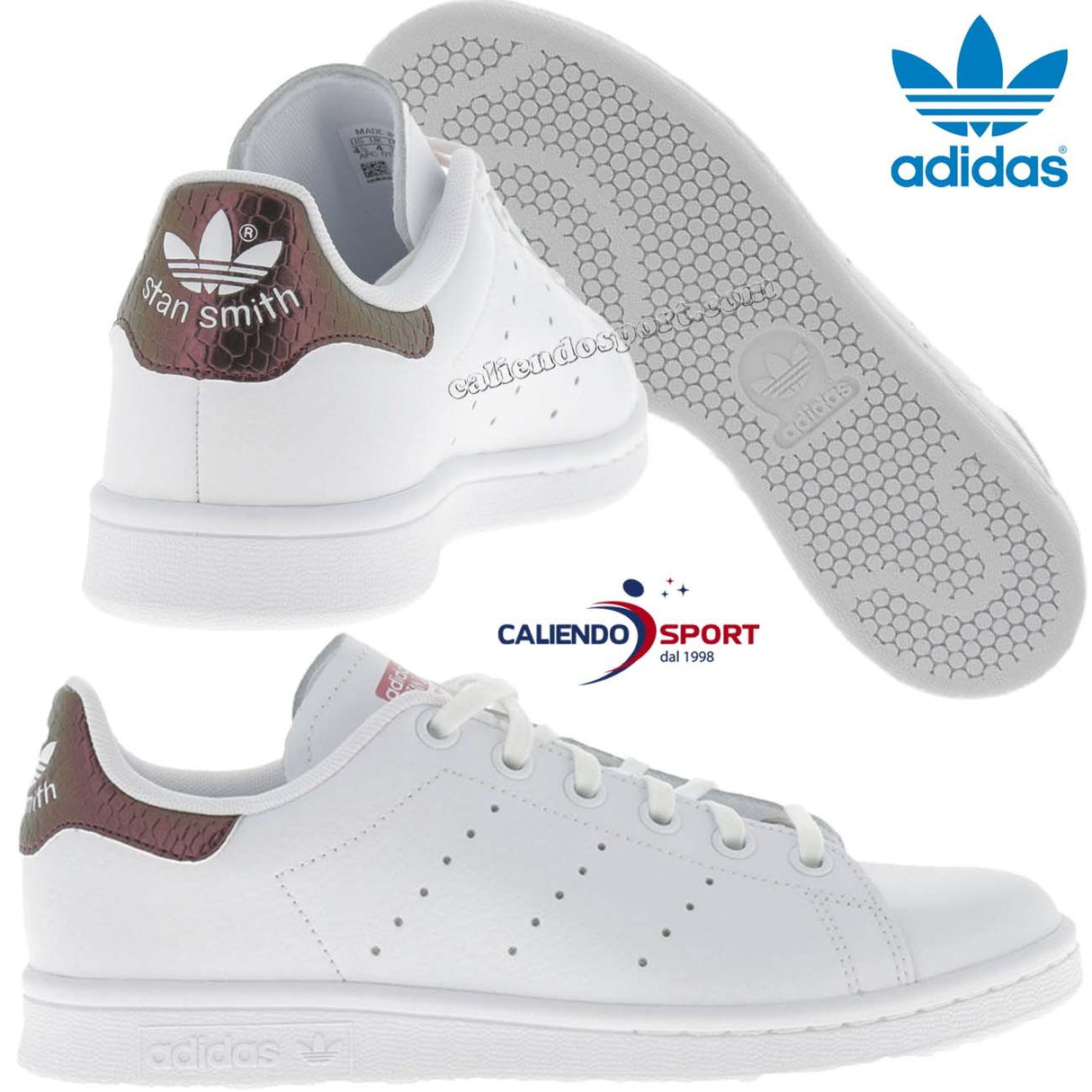 CHAUSSURES STAN SMITH B37186 ADIDAS FEMME ORIGINALS BLANC