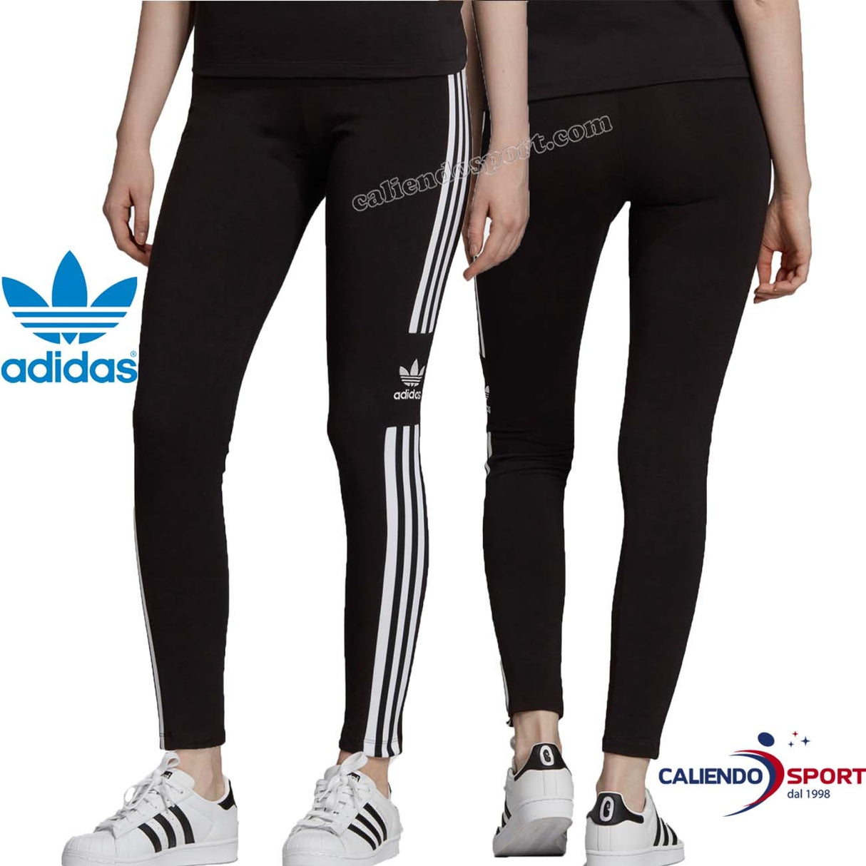 LEGGINGS ADIDAS ORIGINALS TREFOIL NOIR DV2636