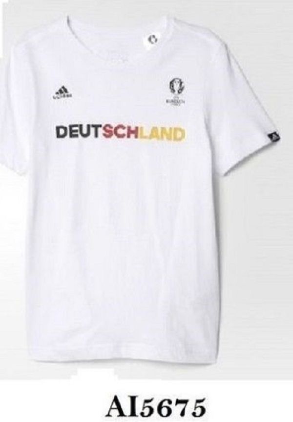 Adidas Boys T-shirt Child 11/12 YEARS Cotton Football Graphic Euro SHIRTS