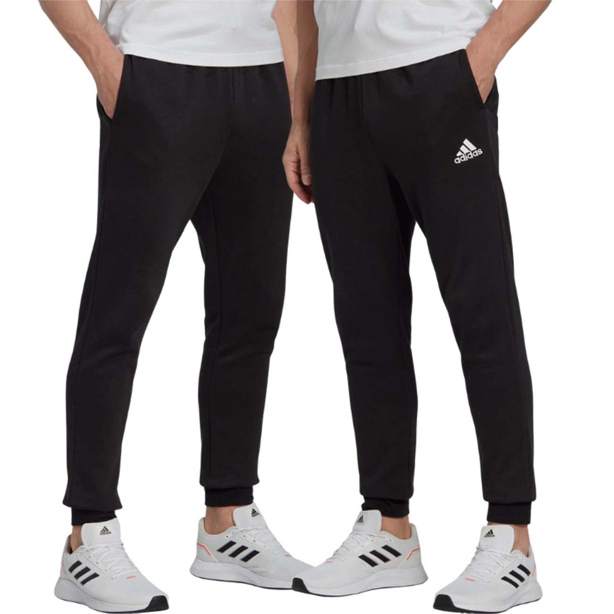 PANTALON EN COTON POLAIRE CONIQUE ADIDAS HL2236