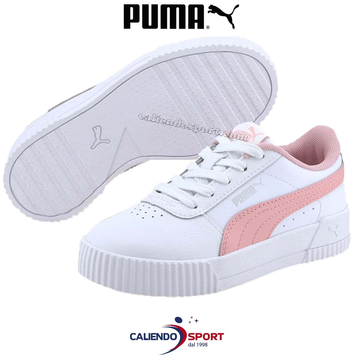 CHAUSSURES PUMA FILLE 370678 13 BLANC CARINA L PS