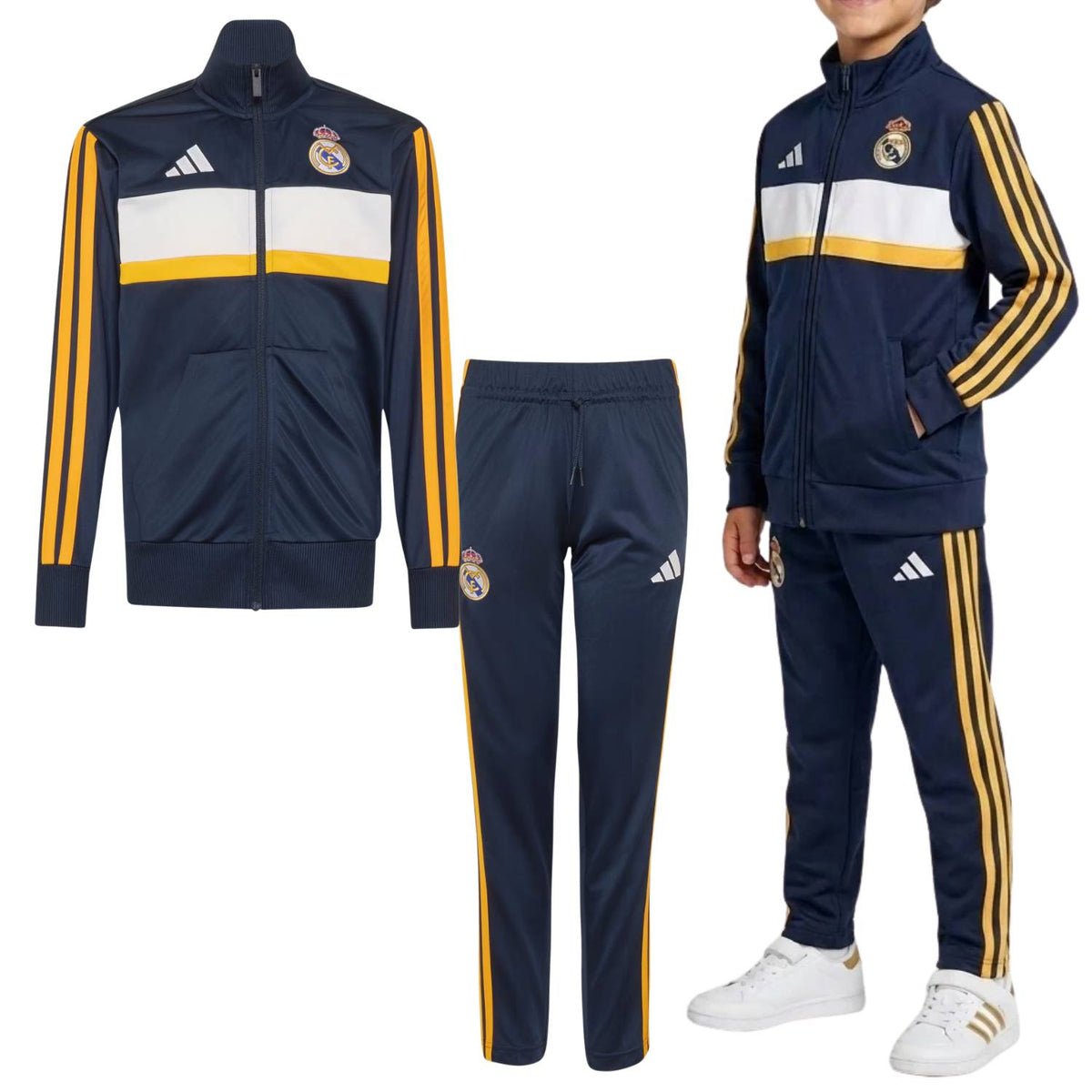 TUTA RAGAZZI ADIDAS KG2955 REAL MADRID ALLENAMETO