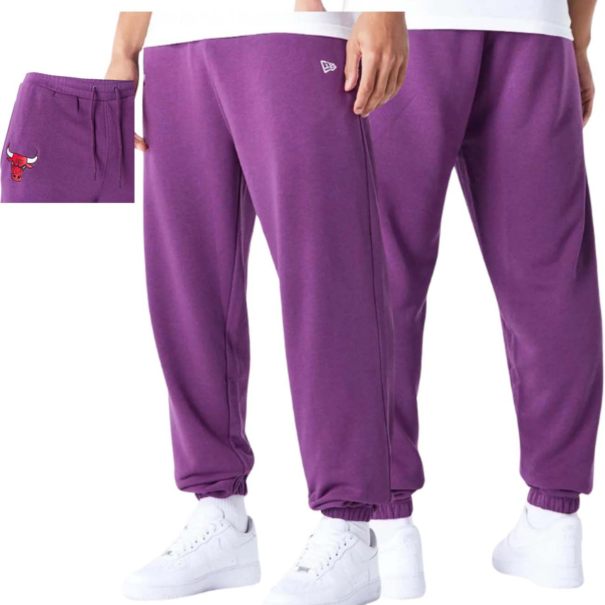 PANTALONE NEW HERA 60578572 CHICAGO BULLS COTONE GARZATO