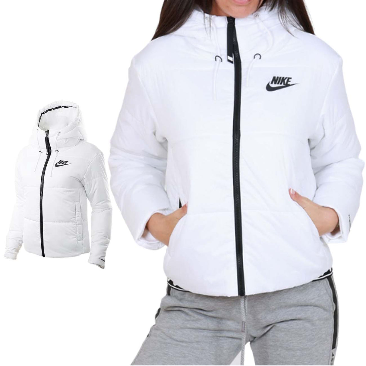 NIKE DJ6997 100 SPORTWEAR WHITE WOMEN'S JACKET