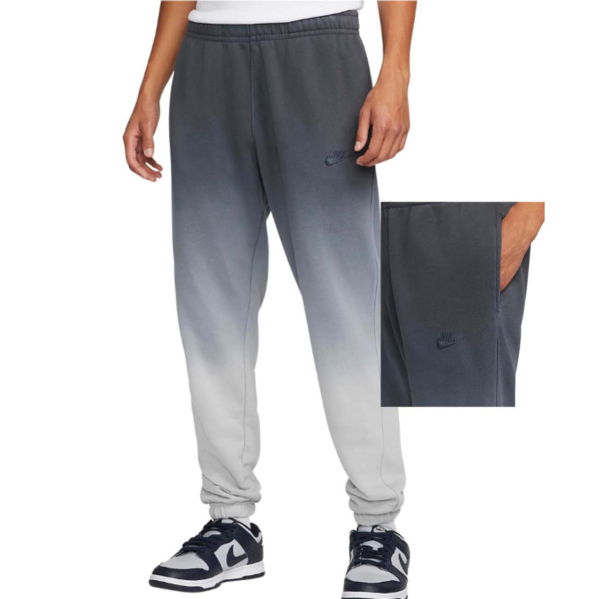 PANTALON EN COTON BROSSÉ NIKE DQ4631 070 CLUB
