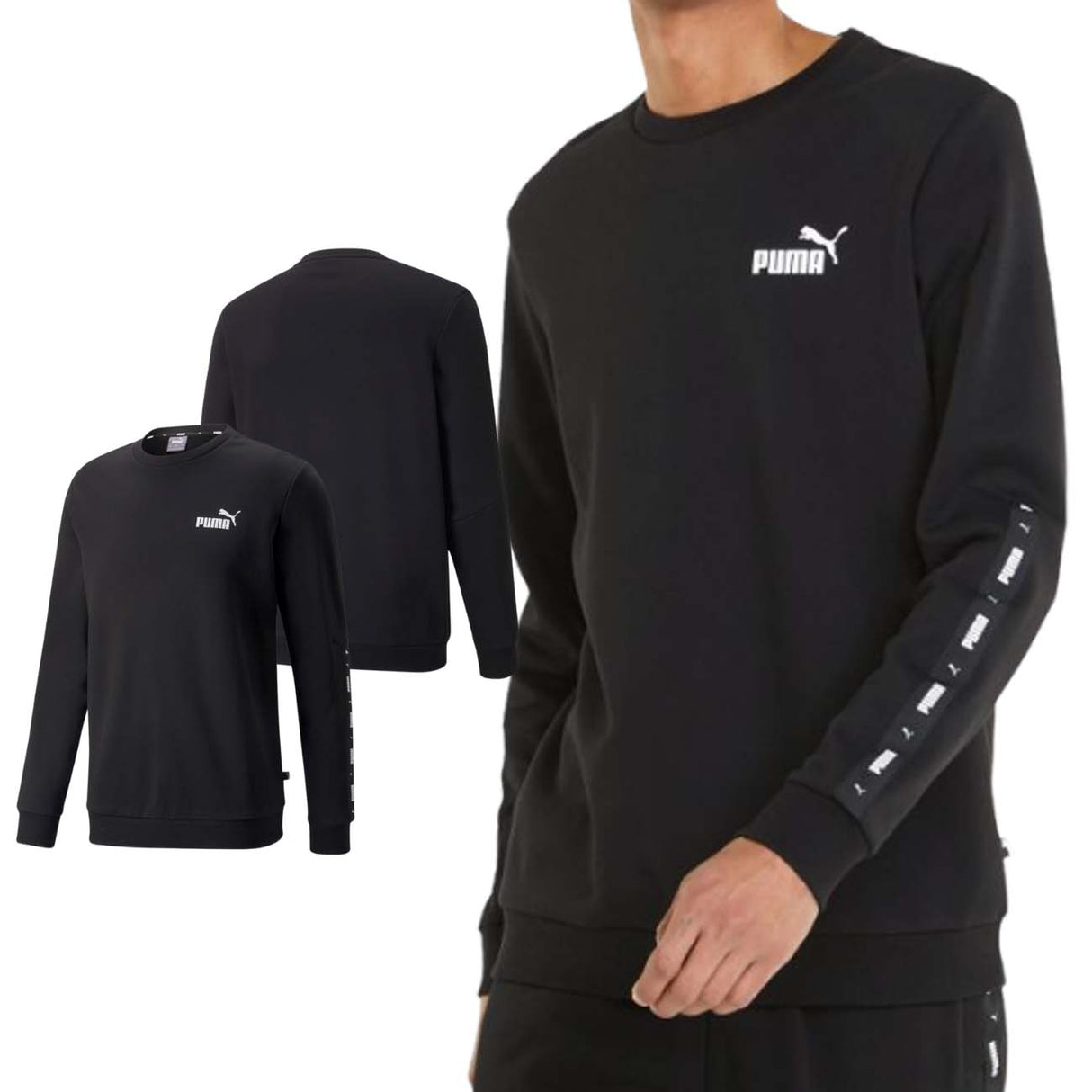 FELPA PUMA 849038 01 ESSENTIALS COTONE FELPATO