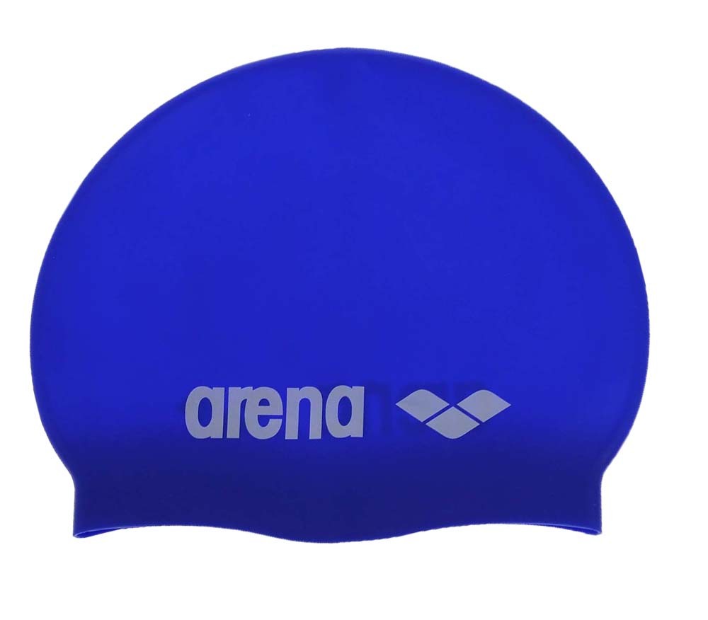 ARENA JUNIOR 91670 CLASSIC CASQUETTE SILICONE BLEU FUCHSIA DENIM PISCINE MER PLONGÉE NATATION