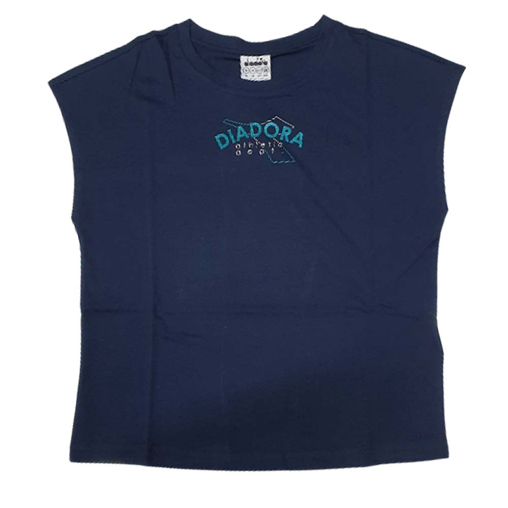 T-SHIRT DONNA DIADORA 180427 SWNZA MANICHE ATHLETIC COTONE