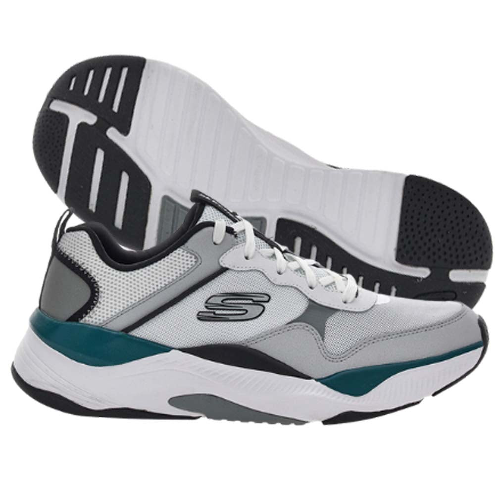 CHAUSSURES SKECHERS HOMMES 232373 MIRA NOIR BLANC