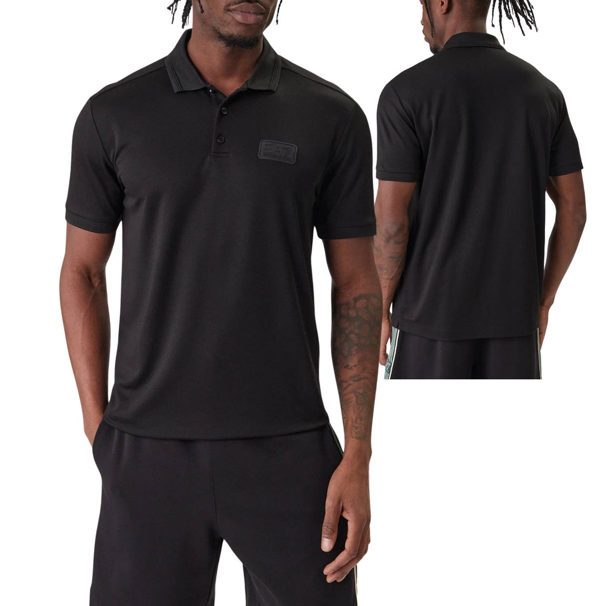POLO ARMANI EA7 E26 7M001359 AF13862 UC001 NERO