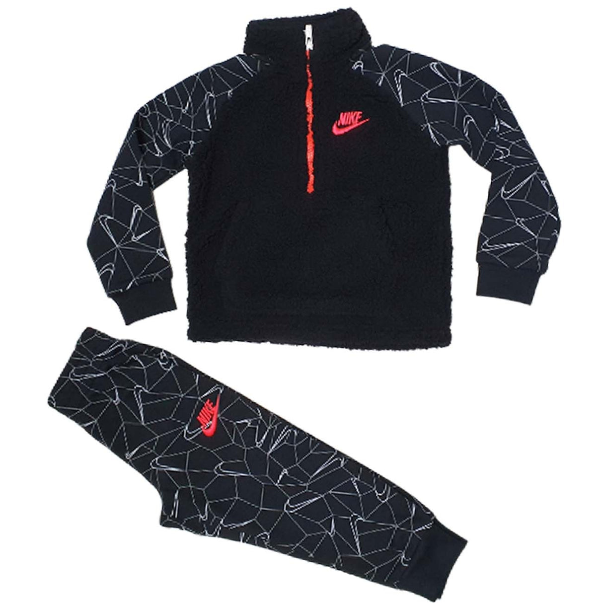 TUTA NIKE RAGAZZI 86I524 023 COTONE FELPATO