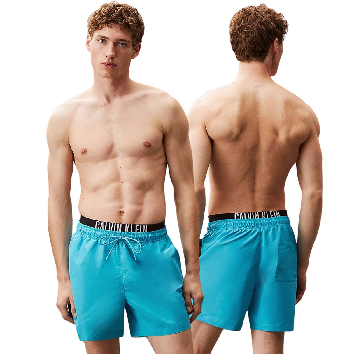 COSTUME CALVIN KLEIN KM0KM01093 BEH DOPPIA VITA AZZURRO