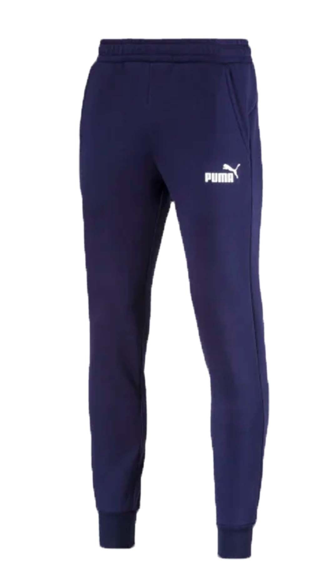 PANTALON HOMME PUMA 851753 01 06 BLEU NOIR COTON POLAIRE