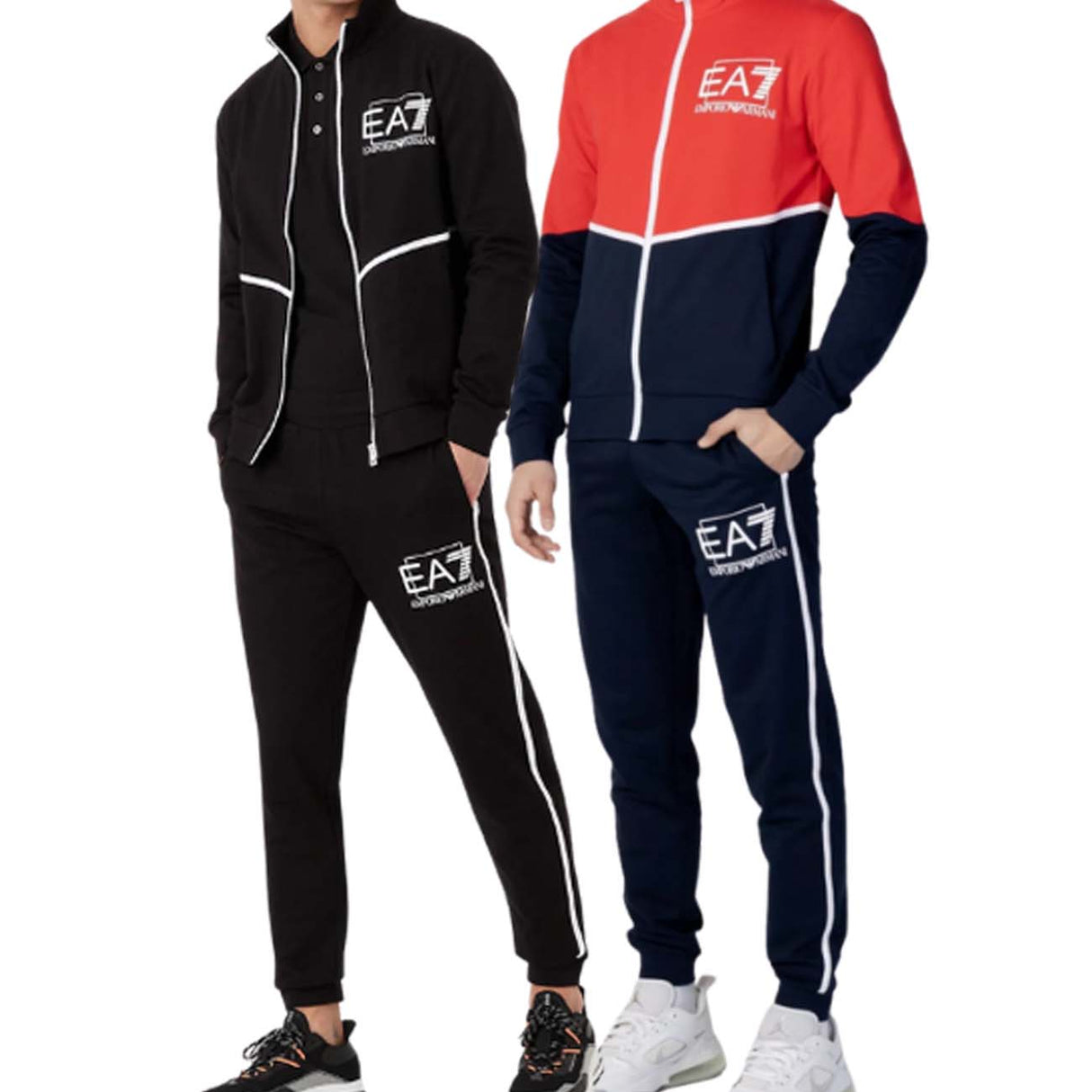 ARMANI EA7 3RPV75 PJ05Z BRUSHED COTTON TRACKSUIT