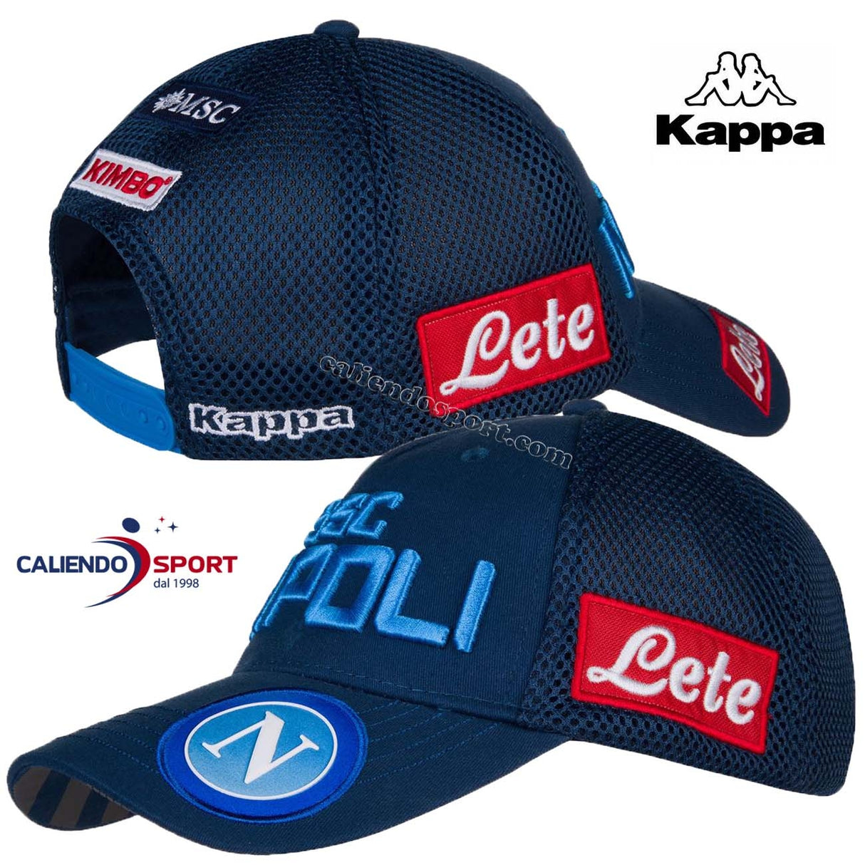 CAPPELLO UFFICIALE NAPOLI KAPPA 304NIP0 CNA920 BLU