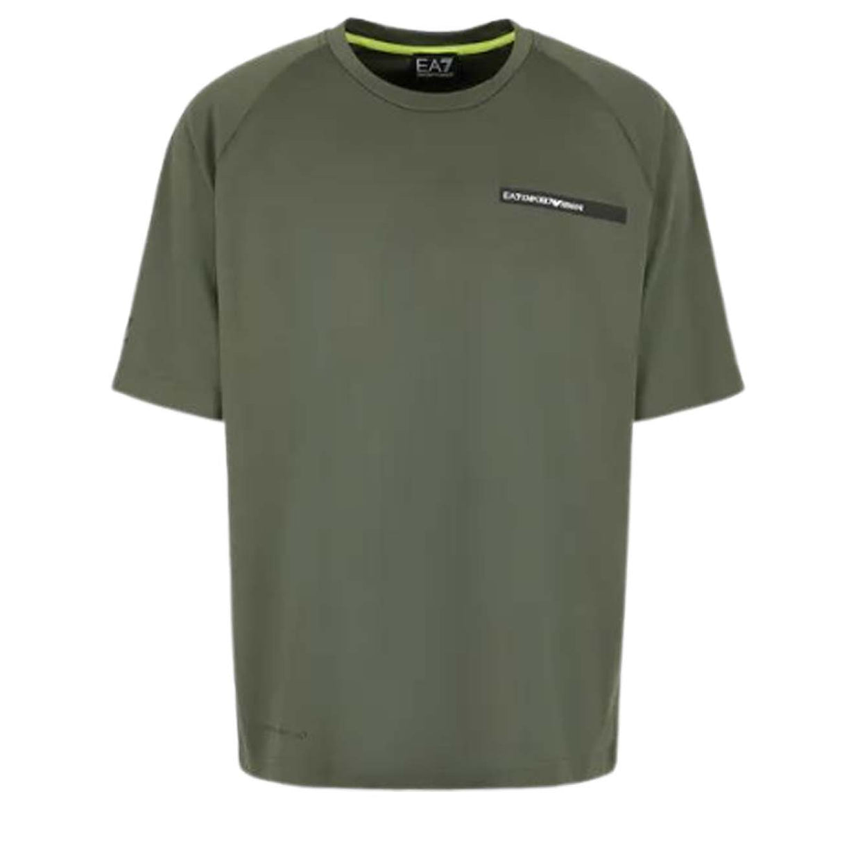 T-SHIRT ARMANI EA7 E24 3DPT11 PJUYZ 1846 VERDE COTONE
