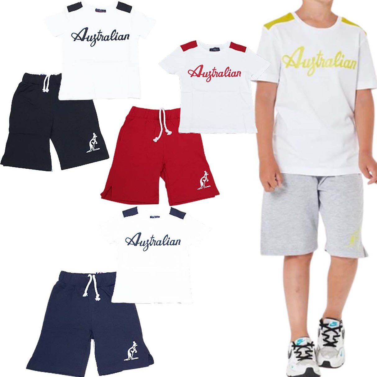 COMPLETO RAGAZZI AUSTRALIAN AS0404 COTONE