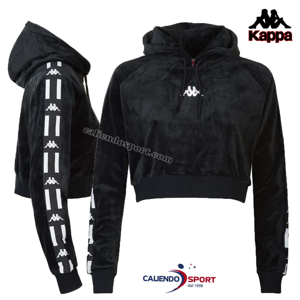 SWEAT-SHIRT FEMME KAPPA 304US50 AUTHENTIQUE LA DAMAS CHENILLE