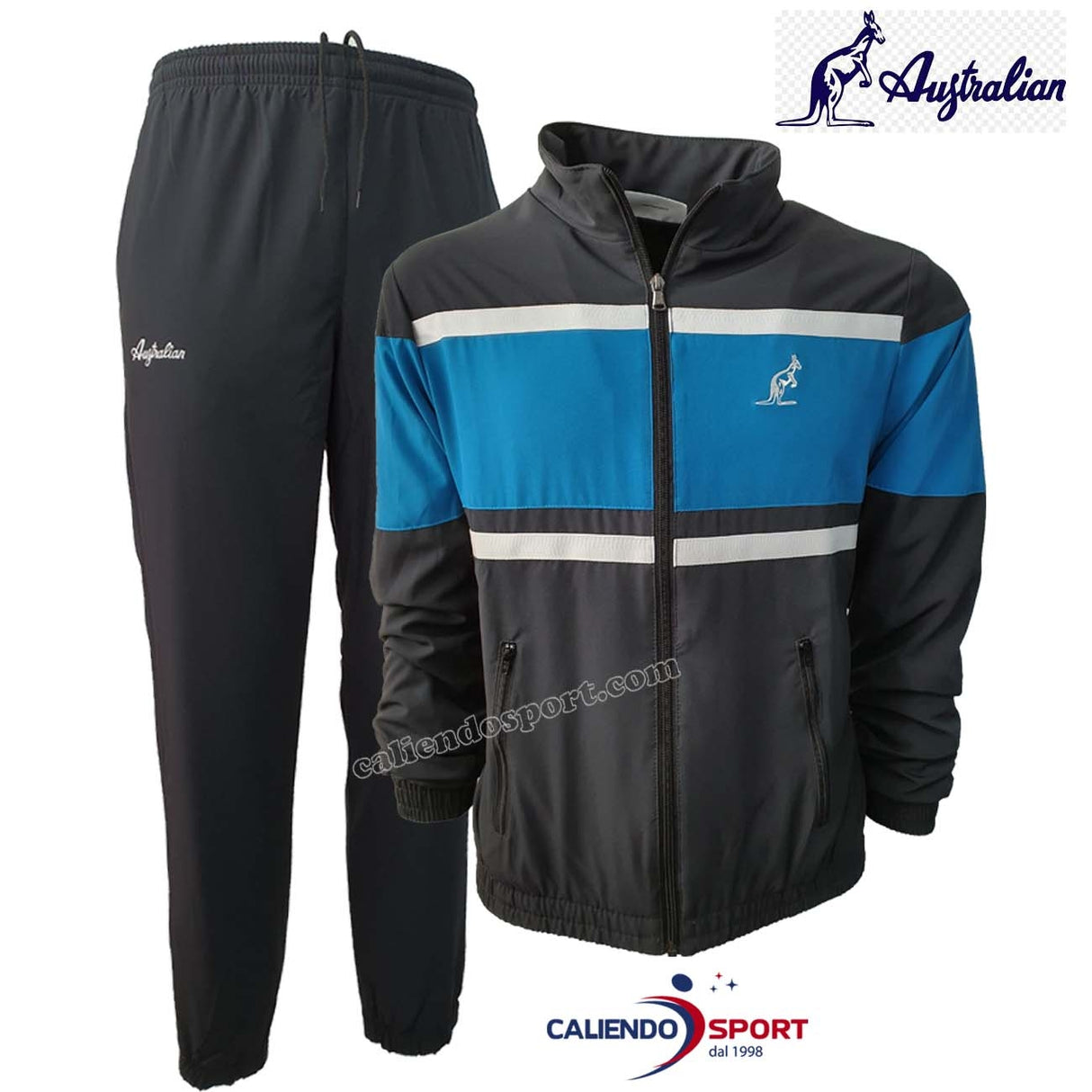 TUTA AUSTRALIAN LSUTU0021 959 FULL ZIP SPORT MICROFRIBRA