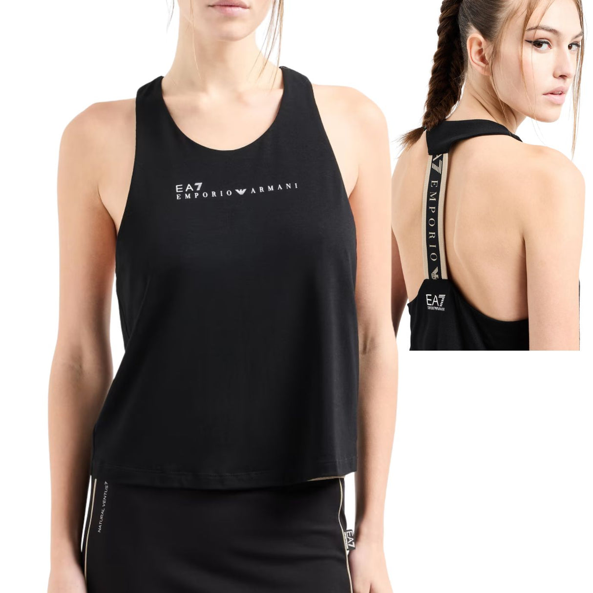 CANOTTA DONNA ARMANI EA7 E25 7W000273 UC001 NERO