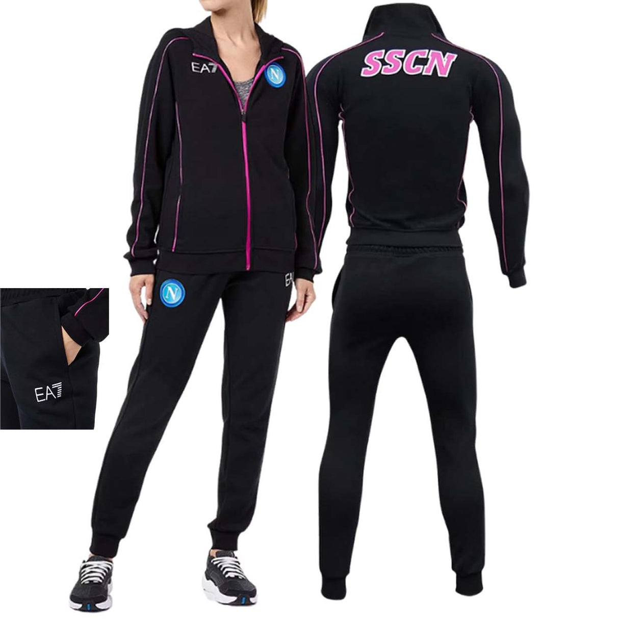 TUTA NAPOLI DONNA UFFICIALE EA7SSCN109 STAGIONE 2021/2022