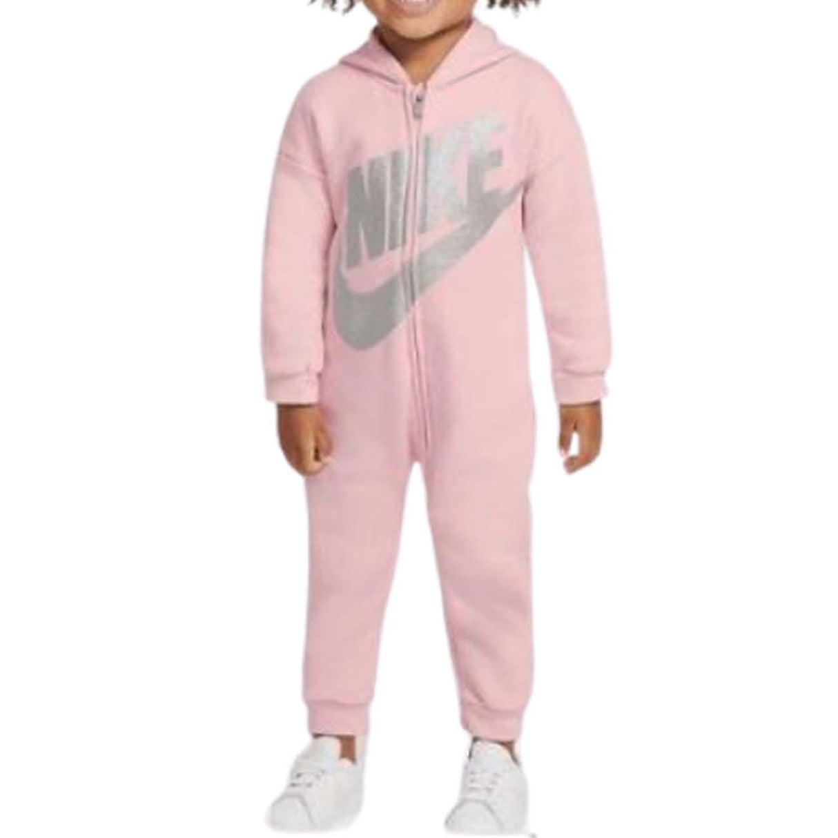 PAGLIACCETTO NIKE 06I402 A9Y NEONATI COTONE FELPATO ROSA