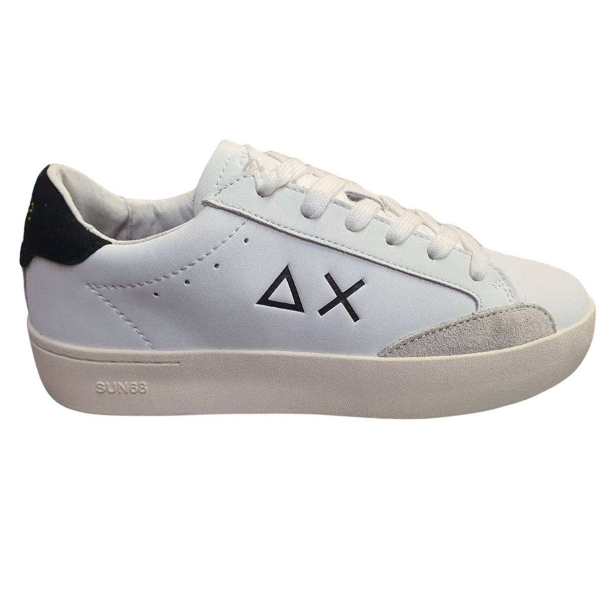 SCARPA RAGAZZI SUN 68 Z45338T 01 STREET LEATHER BIANCO