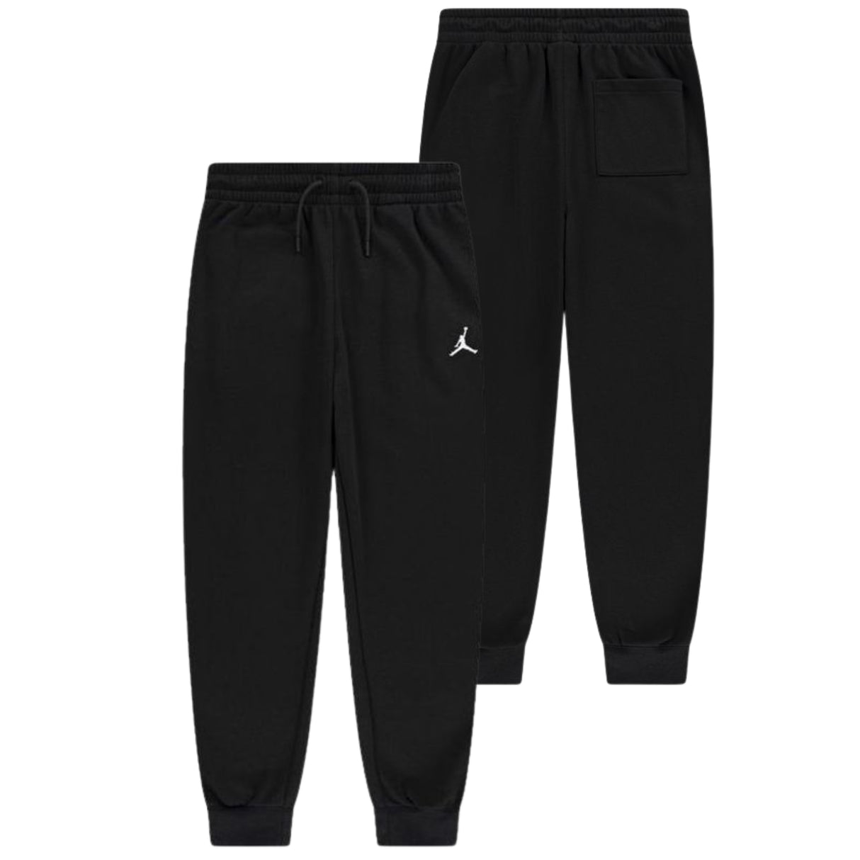 PANTALONE RAGAZZI JORDAN 95F119 023 COTONE GARZATO NERO