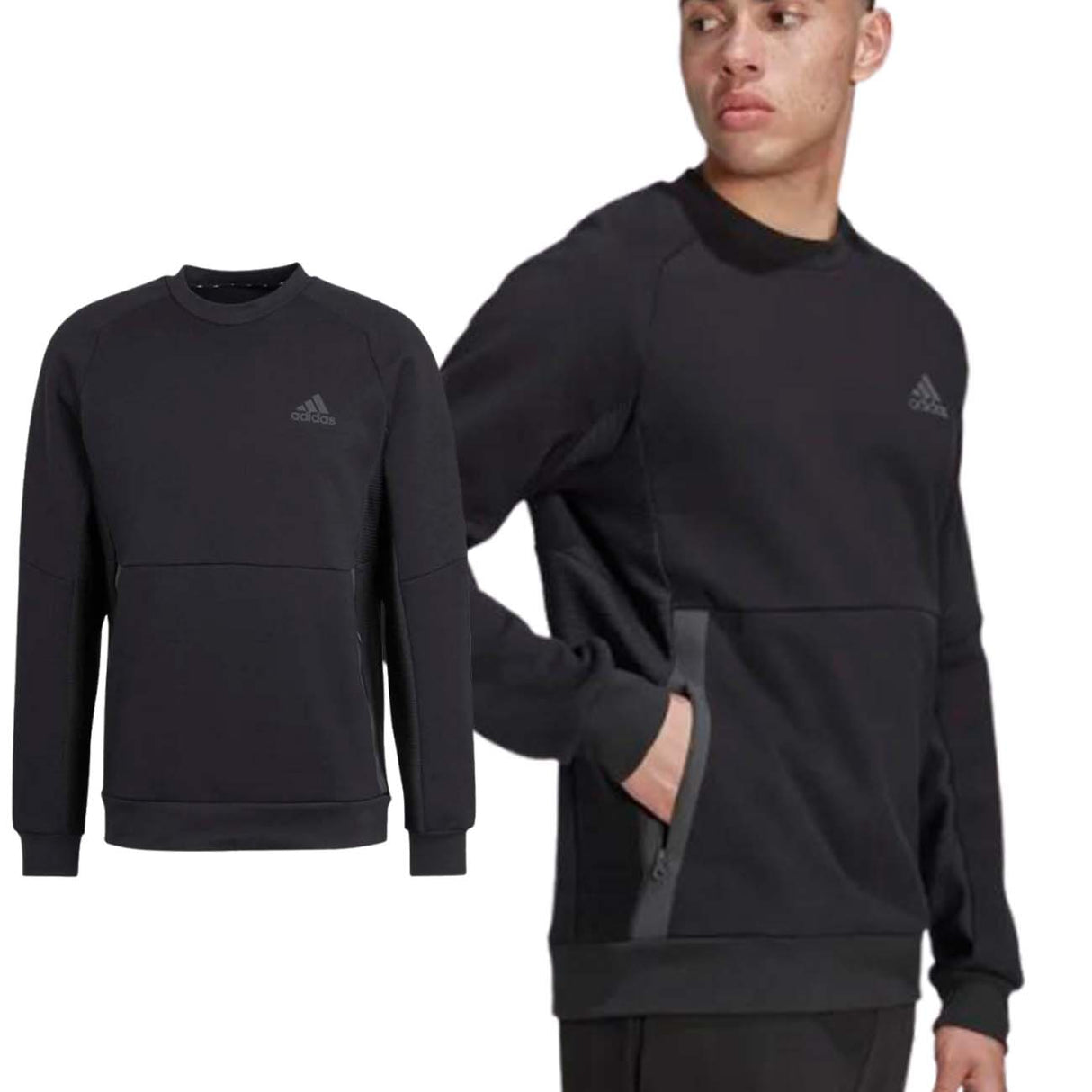 FELPA ADIDAS HL3855 DESIGNED FOR NERO