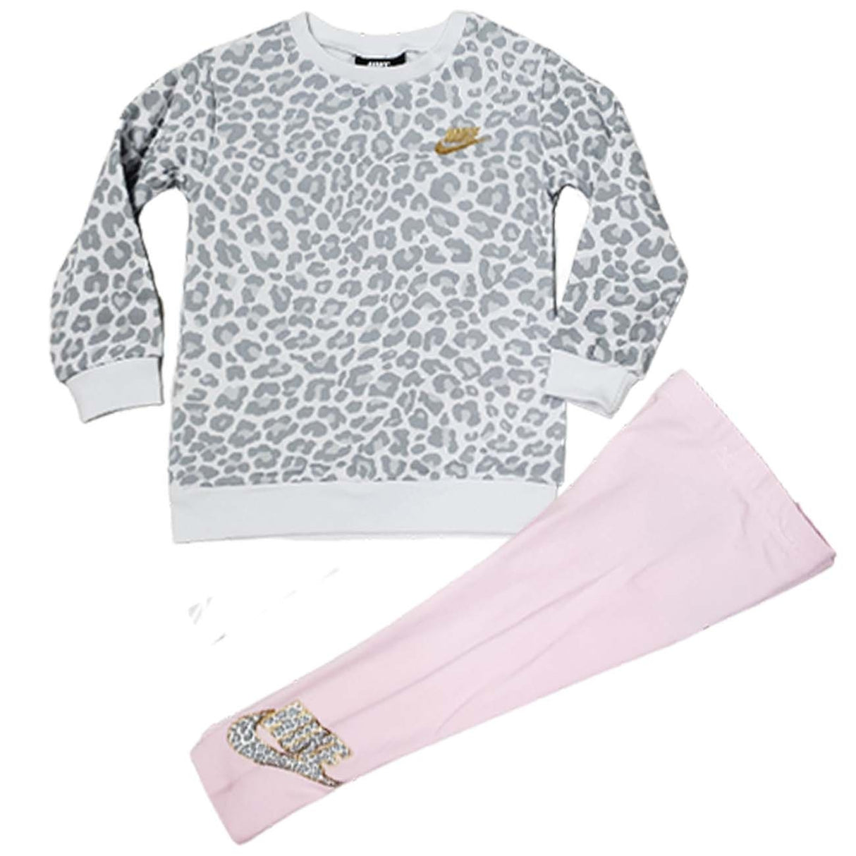 TUTA BAMBINA NIKE 36I278 16I278 FELPA E LEGGINGS