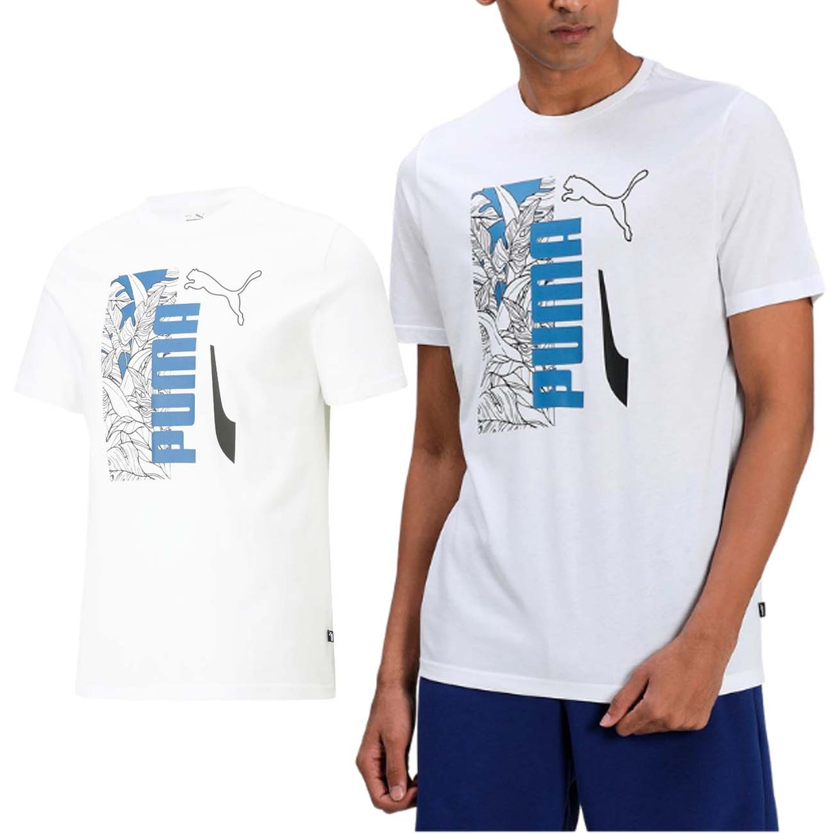 T-SHIRT PUMA 587776 02 SUMMER VIBE TEE BIANCO