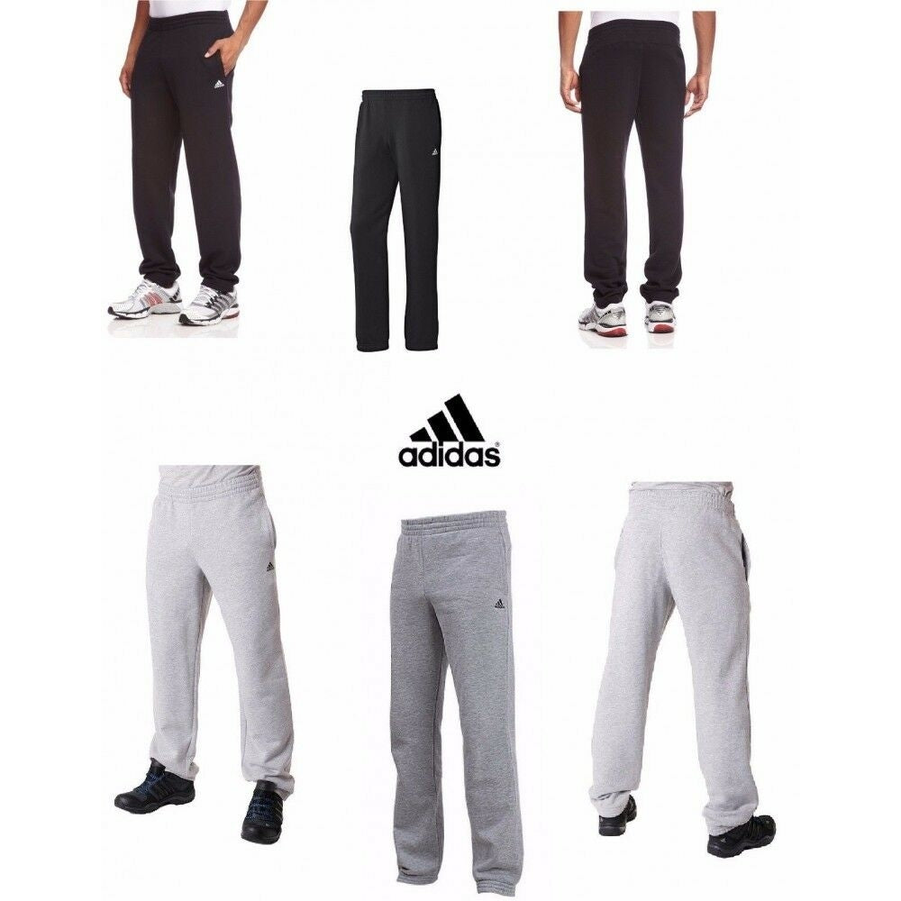 ADIDAS MEN'S TRAINING SWEATPANTS BLACK GREY SPORT X12186 X20544