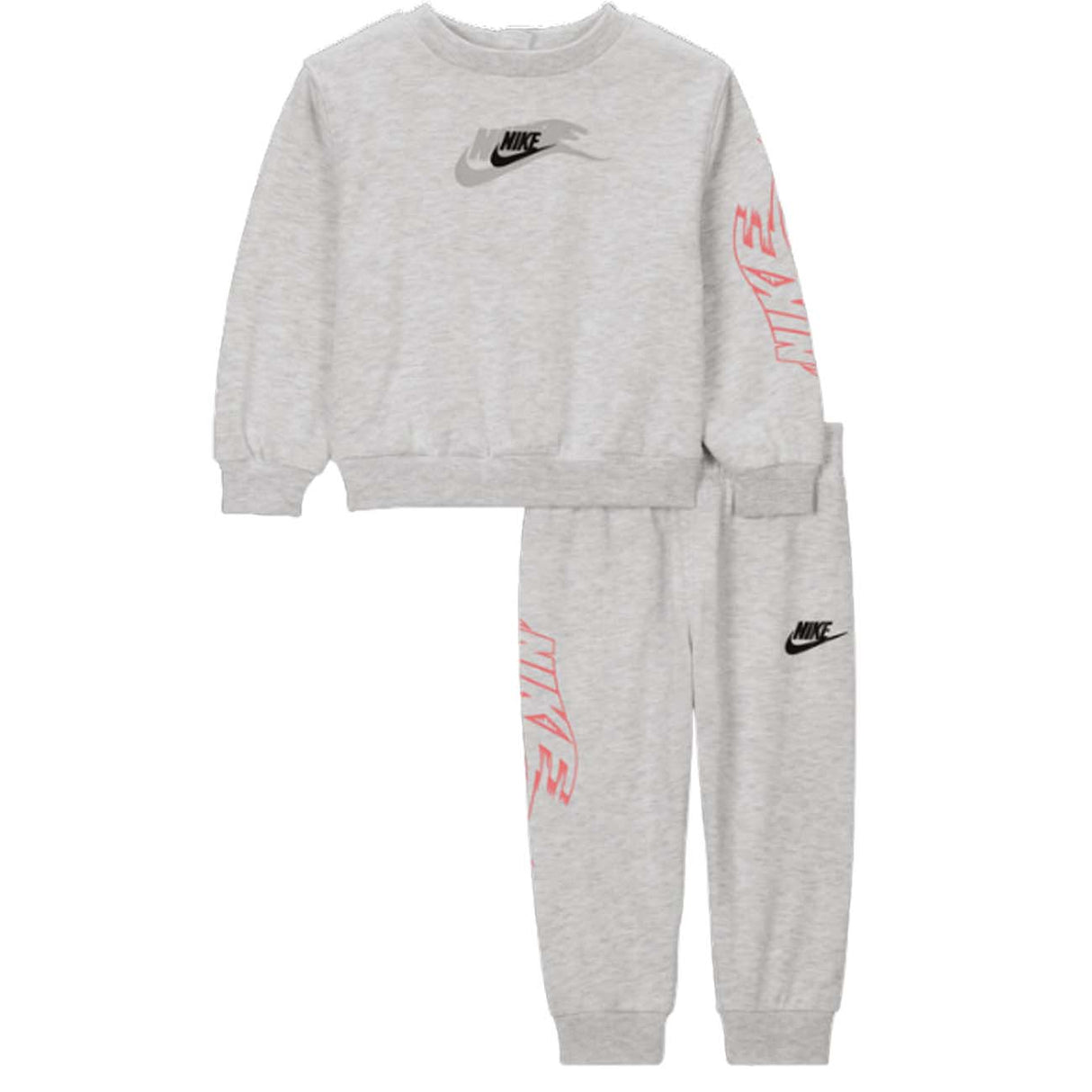 TUTA BAMBINI NIKE 86M727 66M727 X58 GIRO COLLO COTONE GARZATO