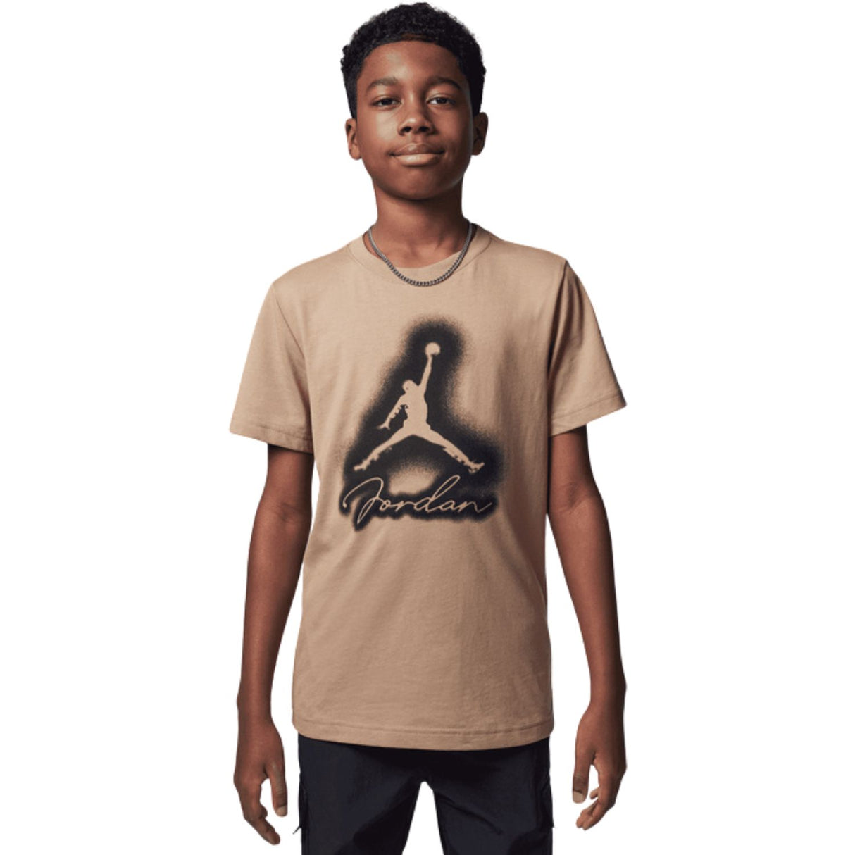 T-SHIRT RAGAZZI JORDAN 95D622 J34 COTONE BEIGE
