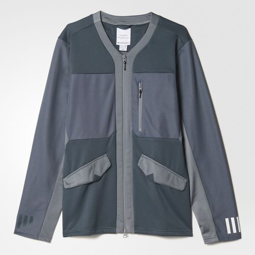 Veste Adidas Originals Sport CASUAL WM TT CARDIGAN pour homme Gris Bleu AO0847