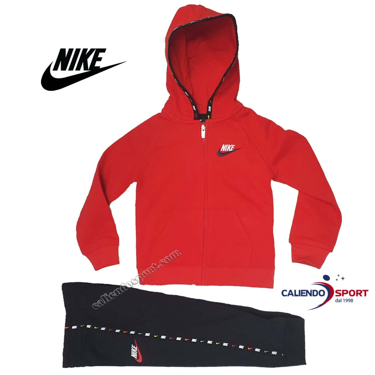 SURVÊTEMENT NIKE ENFANT 86H232 023 POLAIRE EN COTON ROUGE