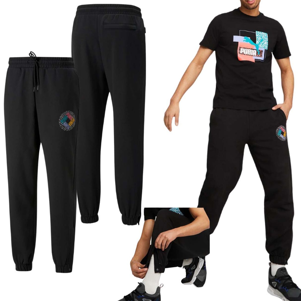 PUMA 535662 SWXP SWEATPANTS BRUSHED COTTON