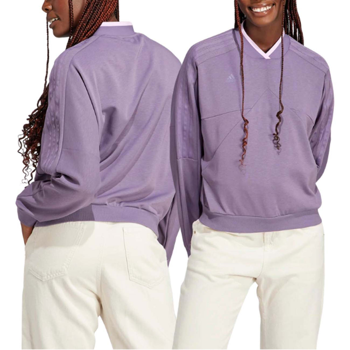 FELPA DONNA ADIDAS IM4994 TIRO SWEATSHIRT VIOLA