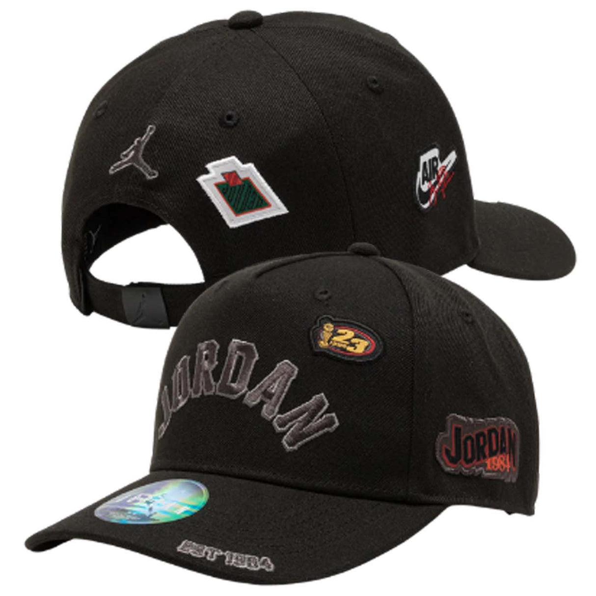 CAPPELLO CON VISIERA JORDAN 9A9028 023 NERO RAGAZZI