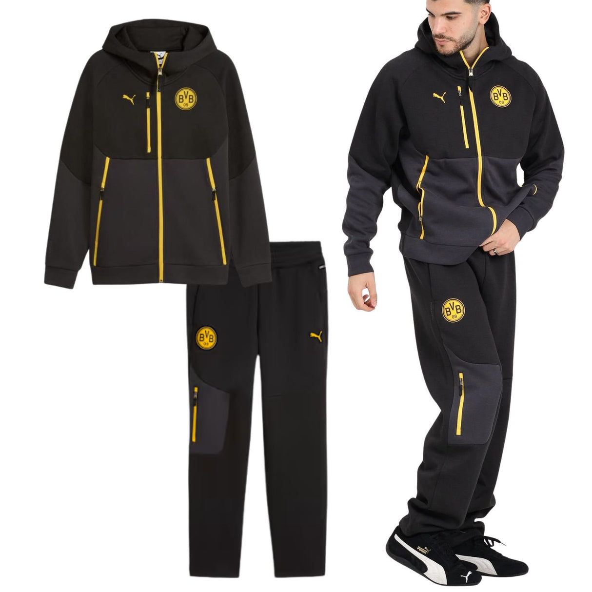 TUTA GIACCA+PANTALONE PUMA 781696 781700 BORUSSIA DORTUMUND