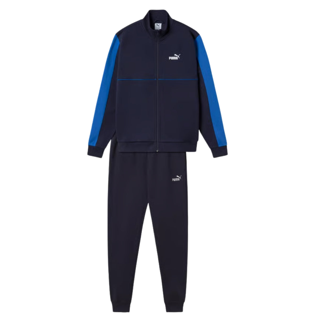 TUTA PUMA 691935 16 ESSENTIALS COTONE FELPATO BLU