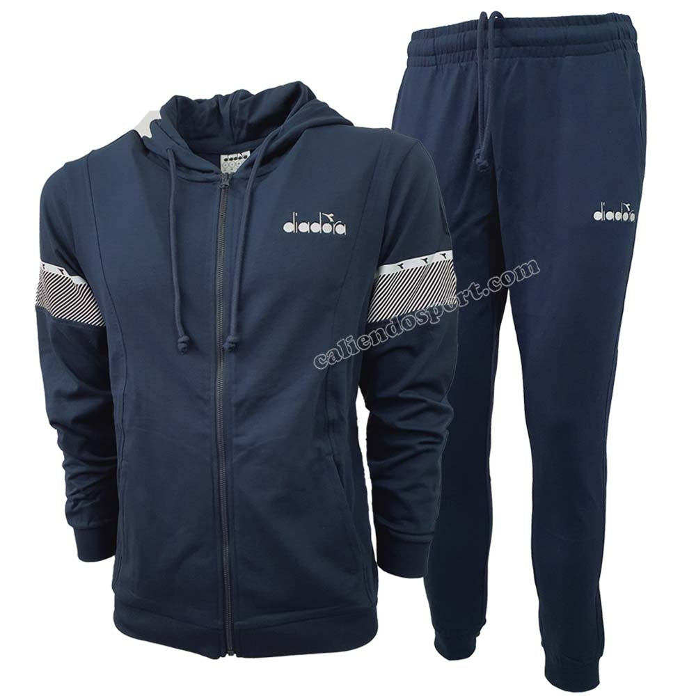DIADORA 177096 FZ CORE HOODED COTTON TRACKSUIT